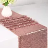 2 paket 12 x 108 tum glitter rose guld paljettbord löpare födelsedag bröllop engagemang brud dusch baby shower party dekor