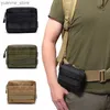 Sportzakken Militaire molle tas tactische riem taille tas buiten sport waterdichte telefoontas fiets y240410