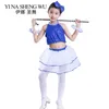 Costumi di danza jazz per ragazze abbigliamento per esibizioni abbigliamento hip hop danza moderni abiti da ballo per bambini set da ragazze 4pcs boy 3pcs