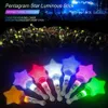 LED RAVE GIOCHE CHEEGHE STANTE INTERESTRE TRE LUMI DI ARROGLIE MULTRIPURO Aggiungi divertimento Stick Lumino Lumious Star Pentagram Star per forniture per concerti 240410