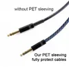 1/2 '' PET -utbyggbar flätad hylsa flätad kabelhylsa, sladdskyddstrådslipor som slår kabelhylsan, kabel ljudkabel