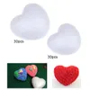 100/50 / 60pcs Coeur Forme de mariage Ornements de mariage Styrofoam Polystyrène Magasie pour enfants Artisanat DIY Modeling