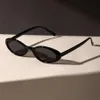 Vintage Oval Sunglasses Men Luxury Brand Designer Small Sun Glasses Retro Fashion Women Oculus 240326