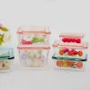 9pcs 1/6 ou 1/12 Miniature Dollhouse House Food Container Mini Crisper Fruit Box Blyth Doll Kitchen Accessories