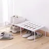 ABS Extensible Shoe Rack Storage 선반 선반 신발 주최자 싱크대 스토리지 랙 캐비닛 주최자 가정 하부의 홀더