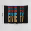 Tapestries Civic TV -Videodrome Tapestry Room装飾審美的な家の装飾