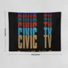 Tapisseries Civic TV - Videodrome Tapestry Room Decorating Esthetic Home Decor