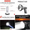 Portable Lanterns Bright 160W Xenon Searchlight Outdoor Hunting Waterproof External 12V/24V 55W Lamp Drop Delivery Sports Outdoors Cam Dhfna