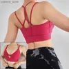 Yoga -outfits Cloud Hide Sport Bra Dames Push Up Underwear Fitness Yoga Tank Crop Top Bras Athletic Vest Gym Shirt Sport Running Sportswear Y240410