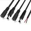 2st 5,5*2,1 mm 2,5 mm 4,0*1,7 mm 3,5*1,35 mm tråd DC Power Cable för LED -remsa CCTV -kamera Monitor Power Adapter Kabel 25 cm