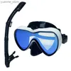 Maschere immersioni professionisti da nuoto impermeabile in silicone morbido uomini e donne fustrici di goggles unisex y240410