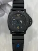 Mäns Watch Gift Panerrais Temperament Watch Sapphire Mirror Swiss Automatisk rörelse Storlek 44mm Cowhide Strap With Original Needle Buckle QZCD