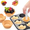 Dough mamper kit de cozinha de cozinha cupcake muffin tart conchas molde