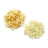 100 Sets mässingsmaterial Guld 5mm 6mm 8mm GROMMET EYLELE med tvättmaskin Fit läder Craft Shoes Belt Cap Bag Diy Supplies Tillbehör