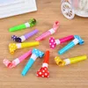 New 6cm Polka Dot Blowout Whistles Mirk Fircha Fim de Aniversário Gream Toys Alegreds Christmas