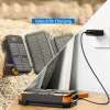 Banks 43800mAh Solar Power Bank Fast Qi Carger inalámbrico PowerBank para iPhone 13 Samsung Huawei Xiaomi PD 20W Cargo rápido PowerBank