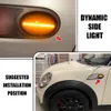 Sequential Side Marker Mirror Lamp LED Dynamic Turn Signal Light For MINI Cooper R55 R56 R57 R58 R59 CL-R56-LSM-SM 2007-2013