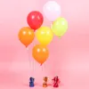 Couleur Gravity Block Film Film Fil Ballons Poids Poids Saint Valentin Mariage Baby Shower Fourniture de fête d'anniversaire