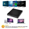 مشغل USB 2.0 محمول محرك أقراص DVD خارجية CD/DVDROM CD/DVDRW مشغل المسجل القارئ النحيف لنظام التشغيل Windows Mac OS عملي