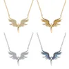 Titanium Steel Necklace, Female Angel Creative Wings, Collarbone Chain, Fashionable Accessories