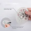 Sink Strainer Drain Hair Catcher Anti-blocking Silicone Shower Drain Covers Hair Stopper For Bathroom Bathtub Kitchen Tool