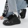 Casual Shoes Chunky Sneaker Men Designer Board Fashion Secondary Leather Breatbar höjd ökade platt plattform Zapatos
