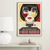 خمر نبيذ شمبانيا ملصق ملخص ألوان زاهية اللوحة اللوحة Nordic Art Print Cafe Shop Wall Decor