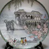 夏の宮殿Jingdezhen Factory Porcelain Ceramic Decorative Plateの有名な石のボート