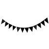 10m 8m Pure Black White Pink Bunting Banners Paper Holiday Pennant Beauty Wedding Garland Flags Födelsedagsfest högtidlig dekoration