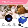 2L Автоматический кошачий фонтан светодиодный электрический домашний животный кошка питатель питатель Mute Dog Dog Cat Water Dispenser Pets Feeder Feeder