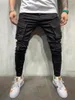 Jeans maschi maschi nero slim di alta qualità uomo pantaloni a mazza casual maschio streetwear abiti giovanili motobiker lunghi pantaloni in denim