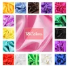 100 cm*150 cm 16Colors Silks and Satins Fabric Satin Color Butyl Silk Present Box Foder Lieb