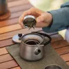 Naturehike Titanium Tea Cup Zestaw Pure Titanium Small Tea Cupe Outdoor Tea Maker Teapot Titanium Water Cup