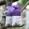 Lavendelzakken Sachet lege zakjes tas knoppen gaas bulk gedroogde organza geurende laden geur voor potpourri lavendar satchels