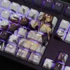 Accessoires 108 touches / ensemble Dye PBT KEYCAPS SUBBAT CARTOON ANIME Gaming Caps Caps RVB Keycap rétro-éclairé du bricolage pour Overlord Albedo