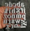Scrapbooking Dies Metal A-Z-versaler Alfabetet Cutting Dies Craft Emunching Stamp Stencil Paper Card Making Mall Diy