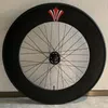 Fixed Gear Wheelset 90 mm Rand 70 mm Aluminiumlegierung Flip-Flop-Radradettfahrrad Fixie Fahrrad mit Reifen Radsportteilen