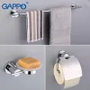 Gappo Akcesoria do łazienki Ręcznik Papierowy uchwyt na podwójny uchwyt na ręcznik do zębów