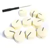 100 pcs Ivory/Black Vintage Guitar Knob Barrel Guitar Amp Knop Versterkingsknoppen voor Fender Guitarra Accesorios Para Guitarra