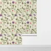 Wallpapers Yellow Floral Peel And Stick Wallpaper Home Decor Removable Waterproof Purple Flower Cabinet Sticker