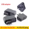 DC 5V 0,5A/1A/2A/3A 3000MA MICRO USB PRIT CONTERING ADAPTER ZASILA EUE AC do DC 2000MA dla LED Lights Telefon