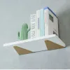 2pcs triángulo estante de pared soporte de soporte de soporte de metal esbelra invisible espesada abrazadera