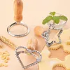Baking Tools Pastry Press Mold Biscuit Cutter Dumpling Lace Embossing Device Food Grade Metal Cookie Kitchen Tool