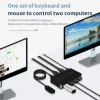 Hubs KVM USB 3.0 Switch Switcher 2 в 4 Out USB -концентратор