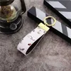 Keychains Lanyards Designer Classic Colored Printing Decoration Car Keychain Luxury Course Pendant A2YM