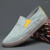 Casual schoenen merk heren vulcanisatie ademende mannen designer loafers zomer jeugd trend rij -flats ventilatie vrije tijd lui