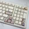 الملحقات Cat's Paw 8 PCS Dyesublimated PBT Keycaps DIY Passbar Profile FIT