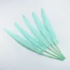 10pcs/lot tacchino piume Duck puntatore wing piuma per mestieri 25-30 cm 10-12 "Plumi bianchi Accessori per feste decorazione