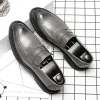 Stövlar hn8new ankomst italienska varumärke män läder lägenheter män brittiska brogy klänningskor formella business oxfords skor för män