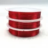 1pcs/lote 0,3mm 0,4 mm Fios de cobre coloridos Fios de miçanos para jóias Fazendo acessórios de braceletes artesanais DIY